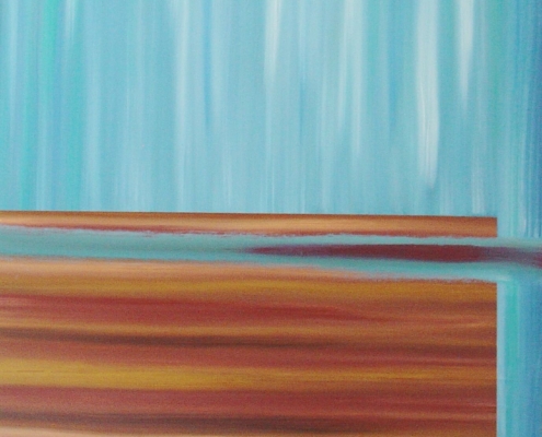 Contact V. (oil on canvas 70x70)