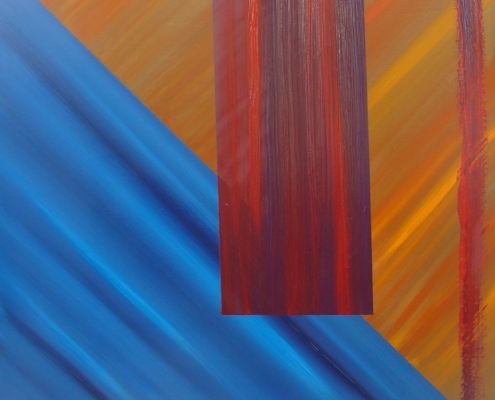 Contact VI. (oil on canvas 70X70)