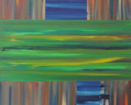 Contact VII. (oil on canvas 70X100)