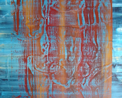 Contact XIV (acrylic on canvas 50X70)