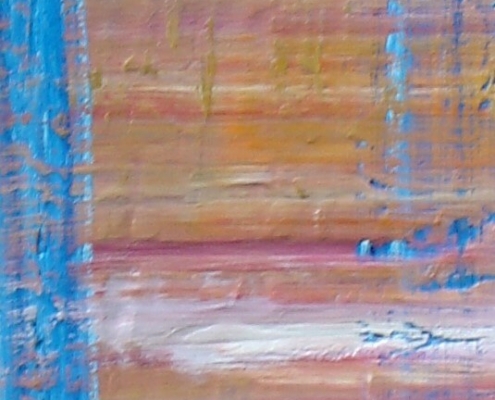 Contact XVI (oil on canvas 20X60)