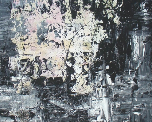 Dark thoughts (mixed media on paper 50x70)