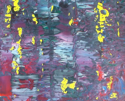 Fear of the bad wolf (mixed media on canvas 50x70)