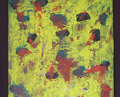 Memories (mixed media on canvas 50x70 in 60x80)