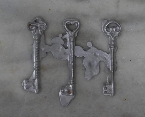 Three keys (lead and marble)